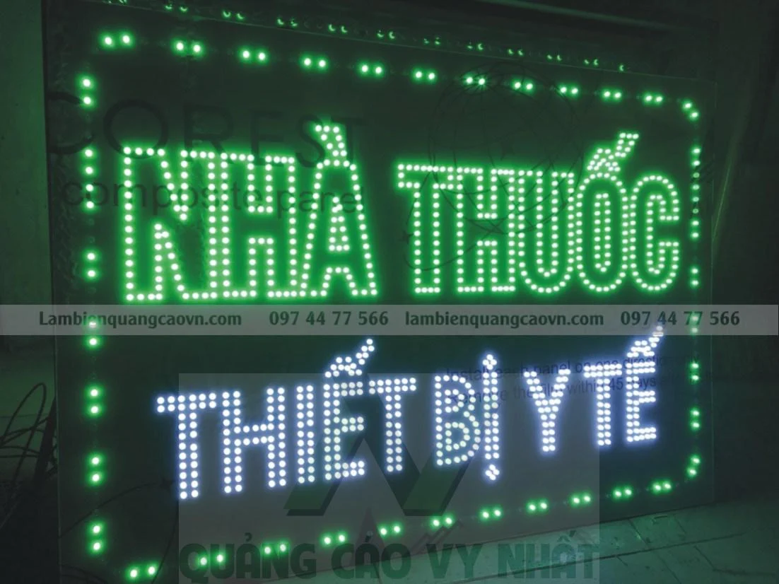 bảng led nhà thuốc