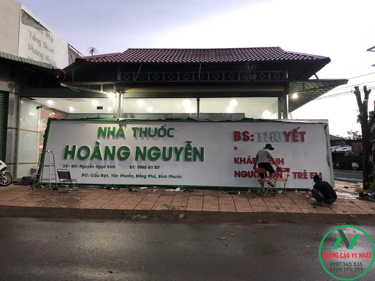 bảng hiệu alu chữ nổi