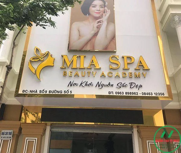 BẢng hiệu alu chữ nổi đẹp