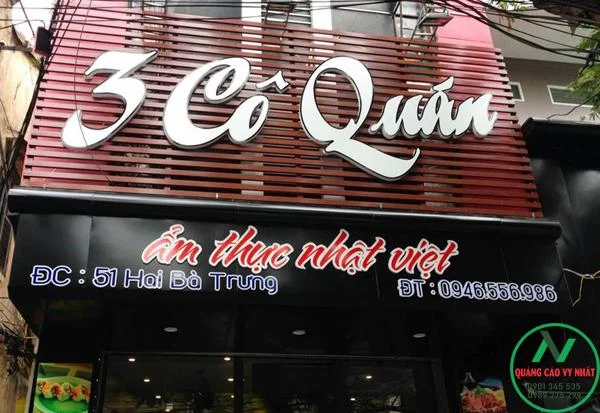 CÁCH ĐẶT TÊN NHÀ HÀNG HAY, DỄ NHỚ 8 bảng hiệu nhà hàng đẹp 3