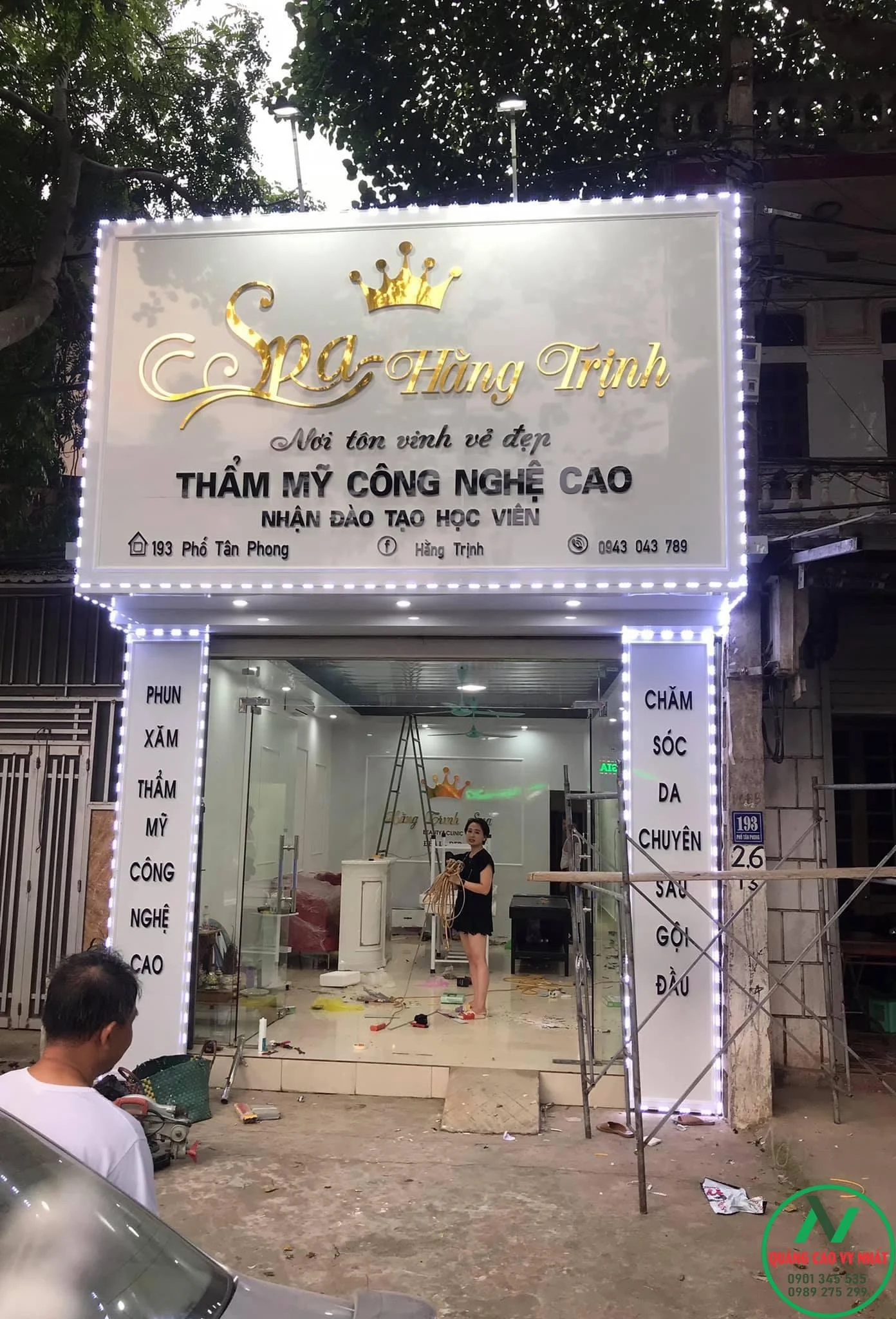 bảng hiệu spa