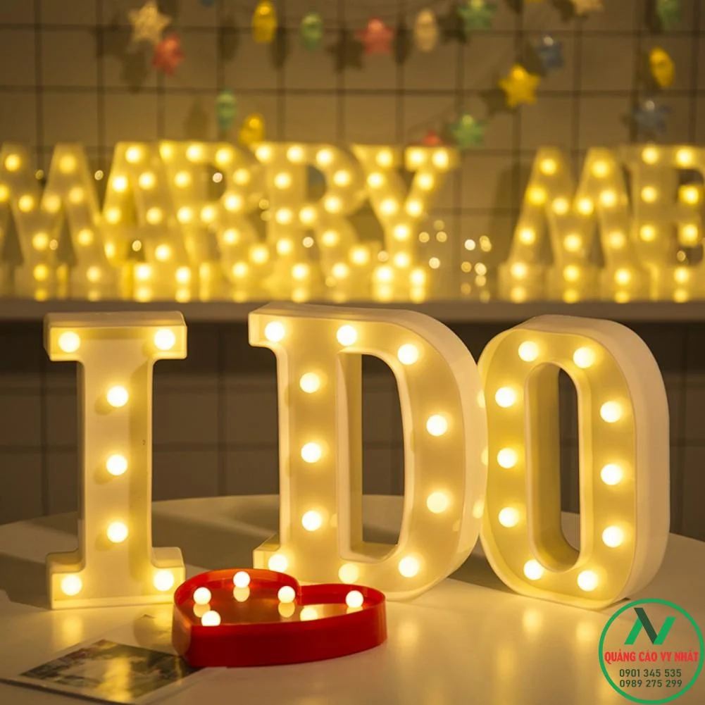 chữ nổi đèn Led