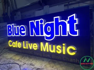 chữ nổi mica đèn led đẹp