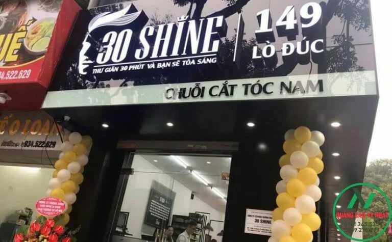 Mẫu bảng hiệu tiệm cắt tóc