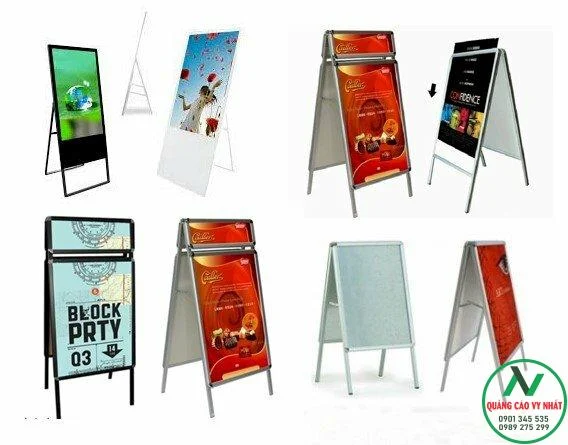 Standee quảng cáo 5 standee chữ A
