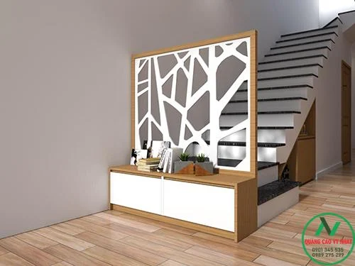 Gia công cắt CNC lấy liền 8 vách ngăn hoa văn