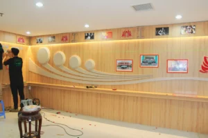Backdrop gỗ MDF