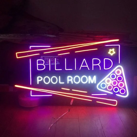 Đèn Led neon sign trang trí quán bida