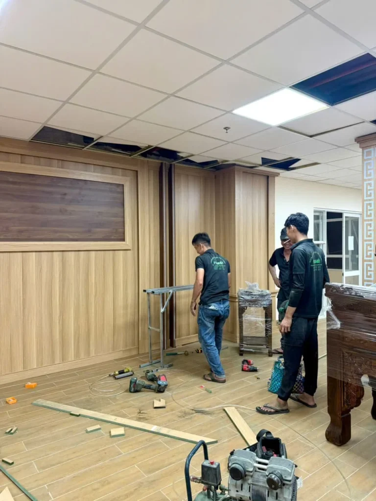 Thi công không gian văn hoá Hồ Chí Minh tại Thanh tra Thành Phố HCM - Quảng Cáo Vy Nhất